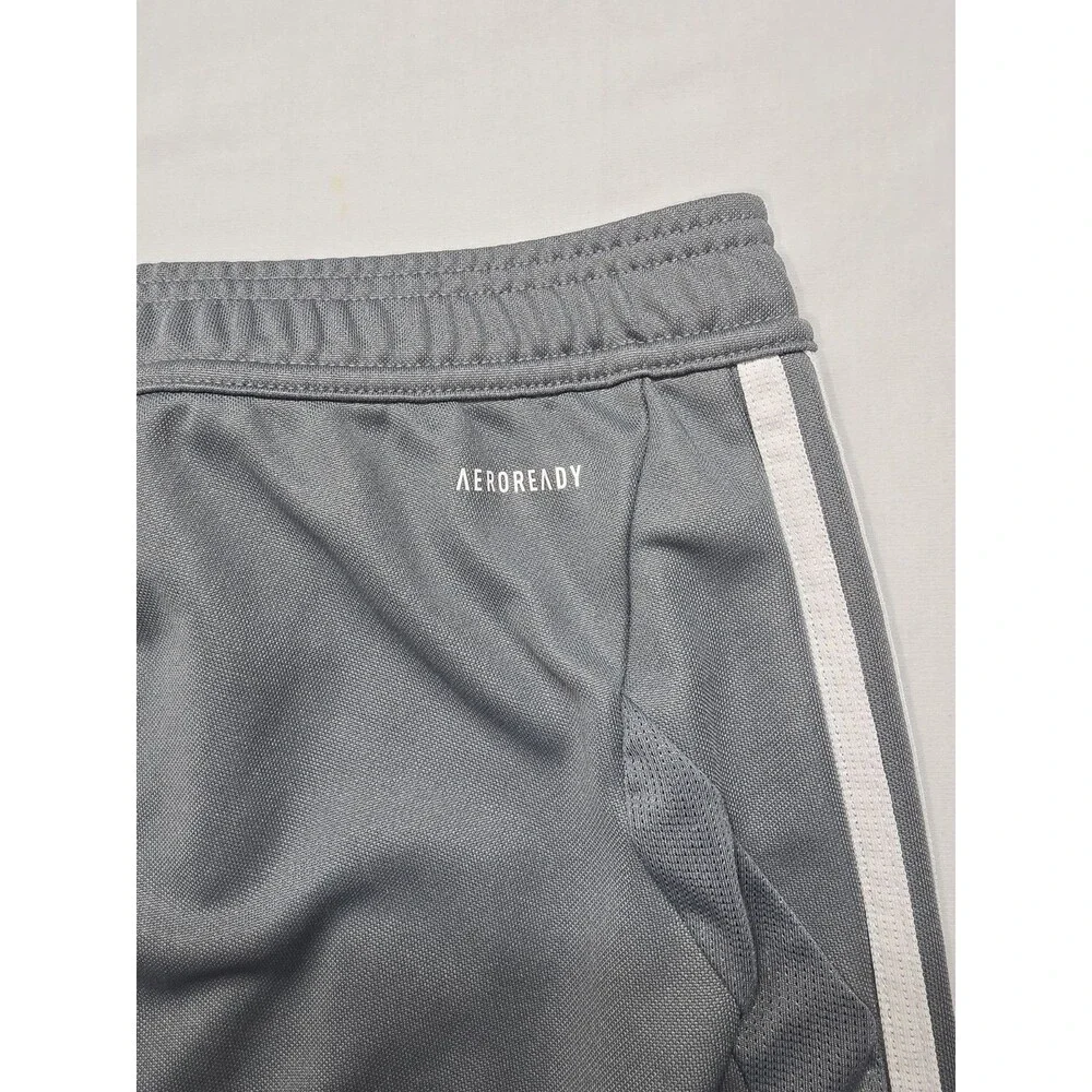 Adidas Kids Gray Joggers with White Accents Size XL-Y
